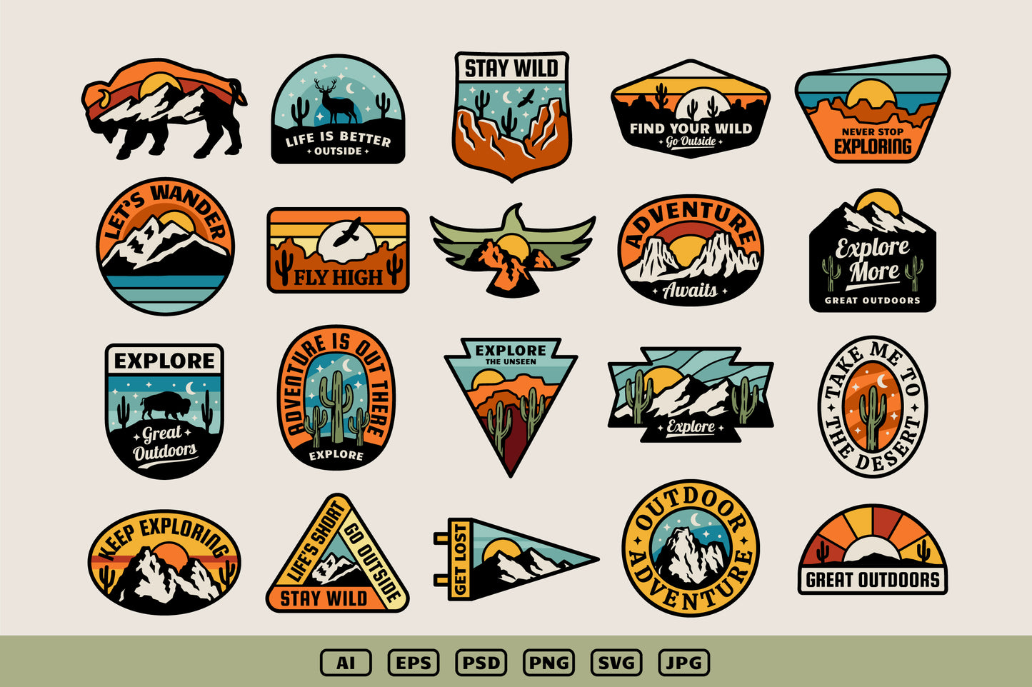 Outdoor Adventure Badges