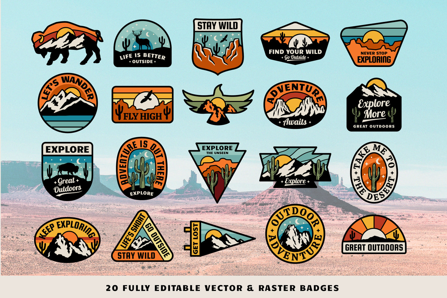 Outdoor Adventure Badges