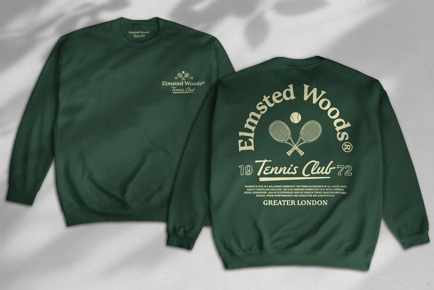 Sweatshirt  Mockup Bundle with Shadow Overlays